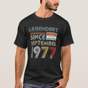 Legendariskt efter September 1977 T Shirt