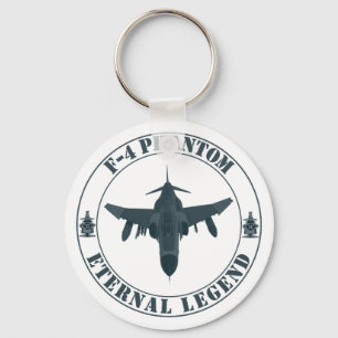 Legendariskt F-4 Phantom jaktflygplan Nyckelring