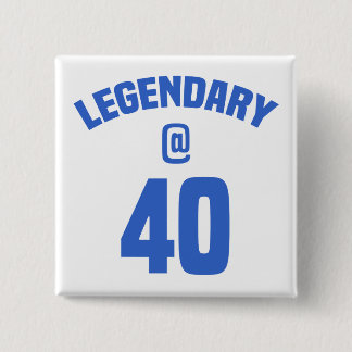 Legendary 40 Birthday Knapp
