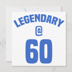 Legendary 60 Birthday Kort