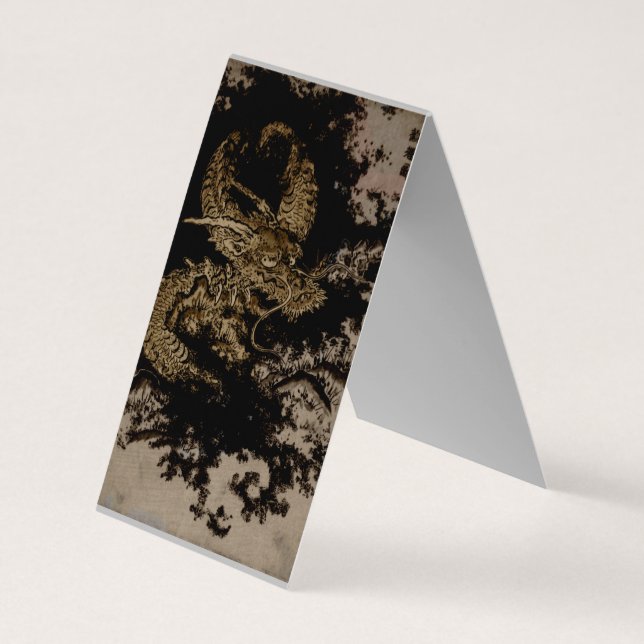 Legendary Ancient Bläck Dragon Visitkort (Baksida)