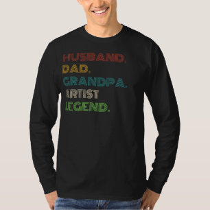 Legendary Artist of Family: Make, Pappa, Grandpa T Shirt