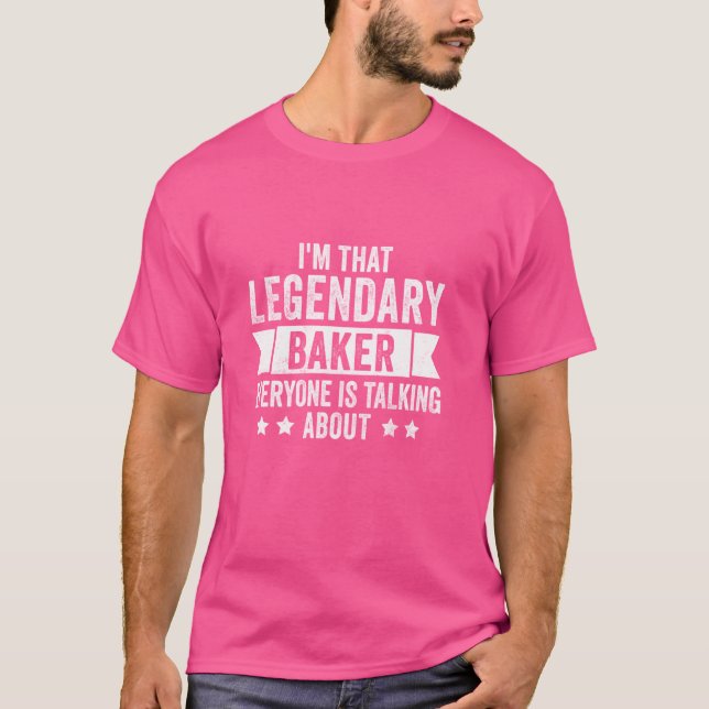 Legendary Baker alla pratar om T Shirt (Framsida)