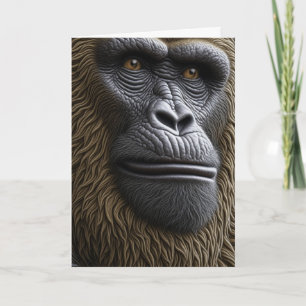 Legendary Birthday Bigfoot Ape Kort