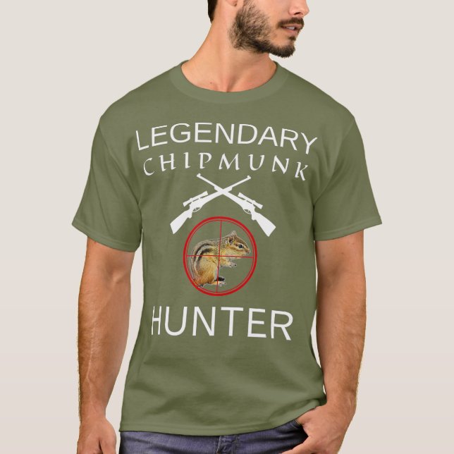 Legendary Chipmunk Hunter T Shirt (Framsida)