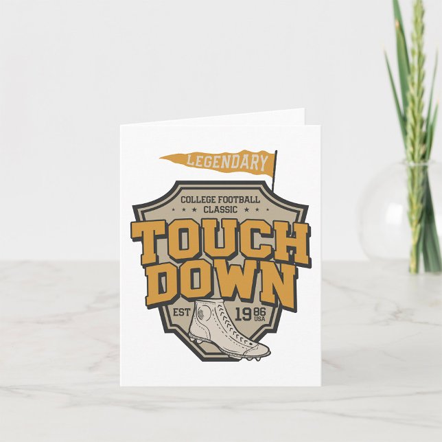 Legendary College Football Touch Down Kort (Skapare uppladdad)