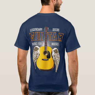 Legendary Deeds Music for Mass Dubbla Sided T Shirt