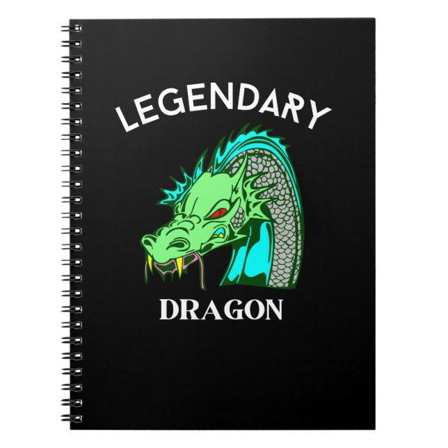 Legendary Dragon Anteckningsbok (Framsidan)