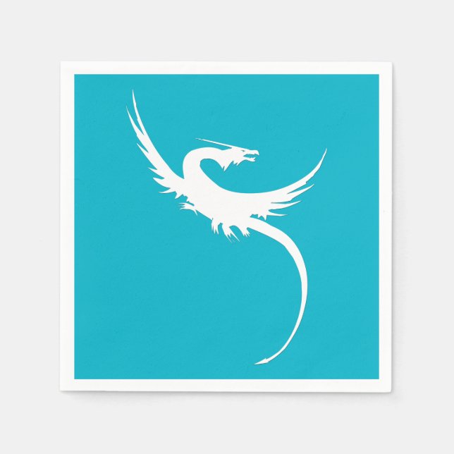 Legendary Dragon Napkins Pappersservett (Framsidan)