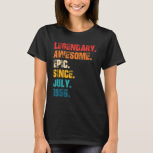 Legendary Fantastisk Epic sedan juli 1956 Retro St T Shirt