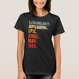 Legendary Fantastisk Epic sedan maj 1985 Vintage B T Shirt