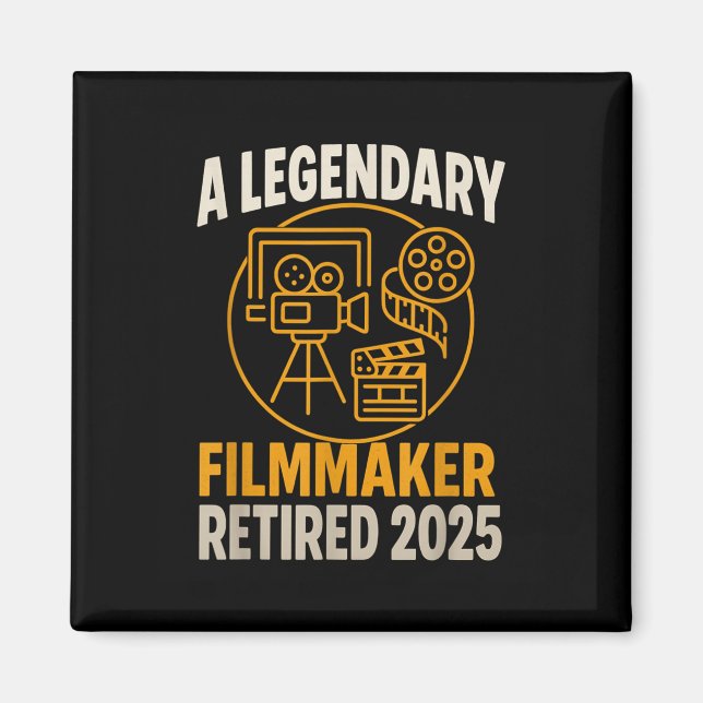 Legendary Filmmaker Redraget 2025 Funny Movie Dire Magnet (Framsidan)