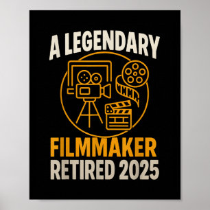 Legendary Filmmaker Redraget 2025 Funny Movie Dire Poster