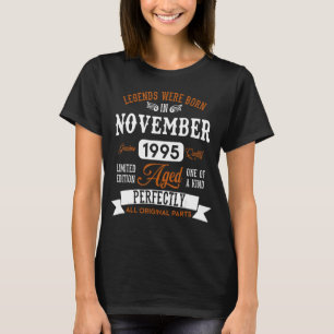 Legendary föddes i november 1995-2013 Lycklig B T Shirt