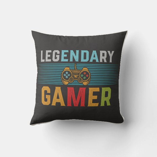 Legendary Gamer Pillow Kudde (Baksida)