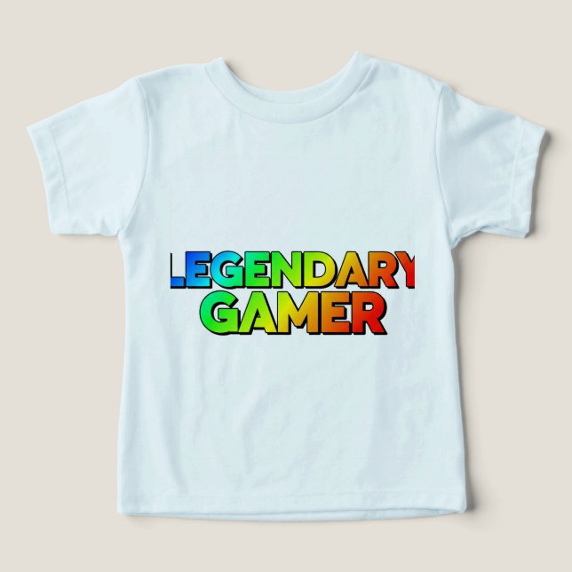 Legendary Gamer. T Shirt (Design Framsida)
