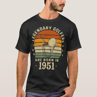 Legendary Golfers föddes 1951 71:a födelsedagen G T Shirt