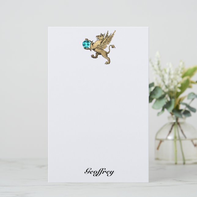 Legendary Griffin Stationery Brevpapper (Skapare uppladdad)