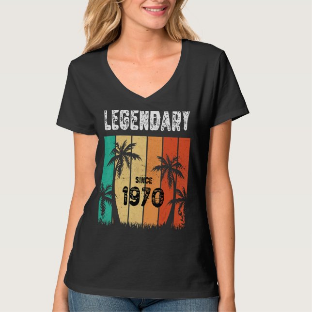 Legendary Hawaii 1970, 52-årsjubileum under 52 år T Shirt (Framsida)