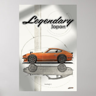 Legendary Japan FairLady Z 240z S30 Poster