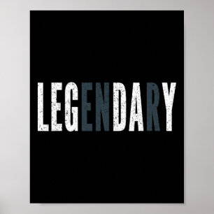Legendary Leg Day - Leg Day at Gym Poster