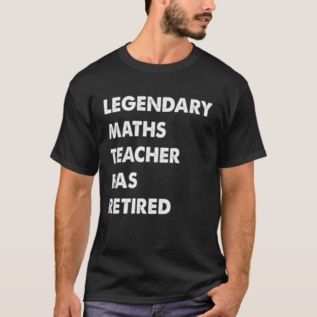 Legendary Math-läraren har återvänt T Shirt (Framsida)