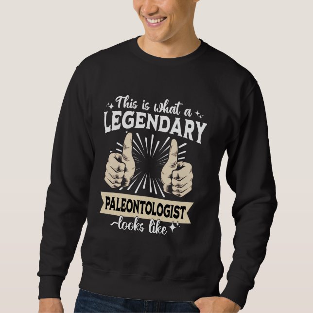 Legendary Paleontolog Lång Ärmad Tröja (Framsida)