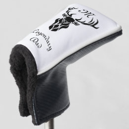 Legendary Pappa Buck Silhouette Golf Head Cover