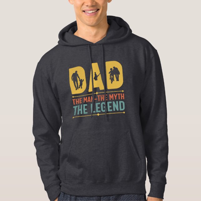 Legendary Pappa Hoodie (Framsida)