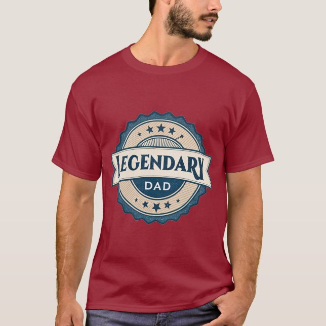 Legendary Pappa T-Shirt (Framsida)