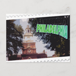 Legendary Philadelphia, Pa, vykort