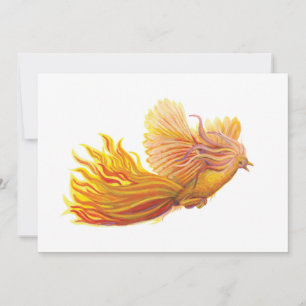 Legendary Phoenix Bird Inbjudningar