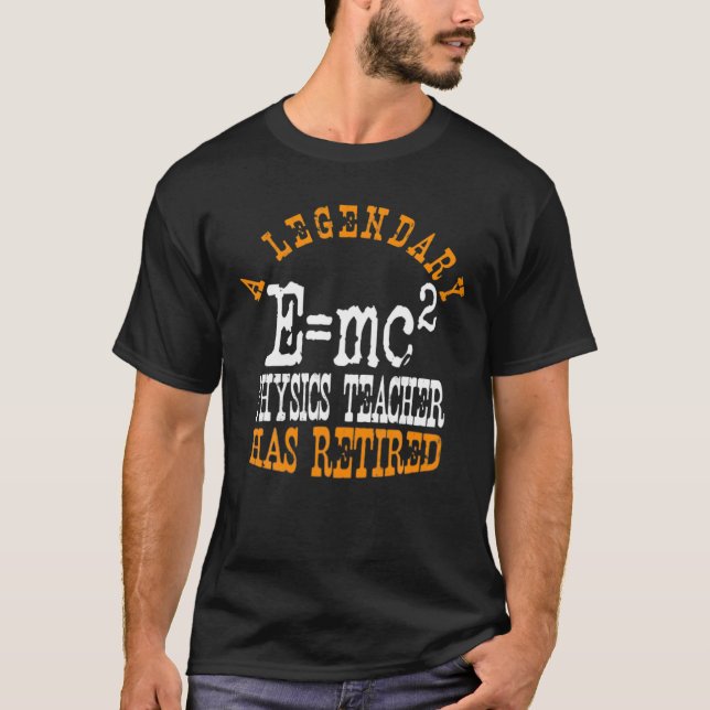 Legendary Physics Teacher har återvänt Pension P T Shirt (Framsida)