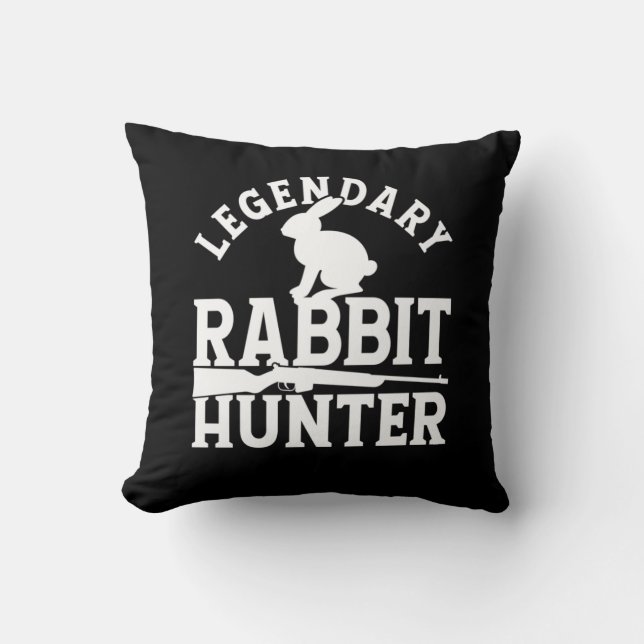 Legendary Rabbit Hunter Kudde (Framsida)