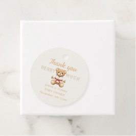 Legendary Red Belt Judo Bear – Baby Shower Gåvor Etiketter