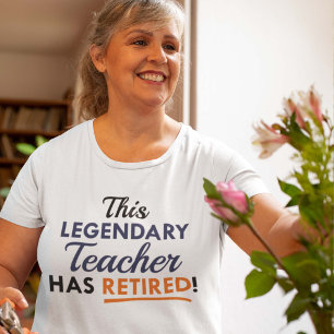 Legendary Retrött Teacher Tee Shirt