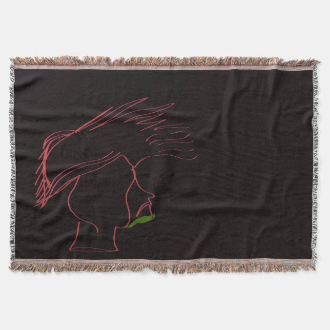 Legendary Rockstar Throw Blanket Filt (Framsidan)