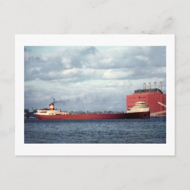 Legendary S.S. Edmund Fitzgerald Vykort (Framsida)
