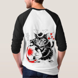 Legendary Samurai Soccer Cat Sports Casual Gear T Shirt