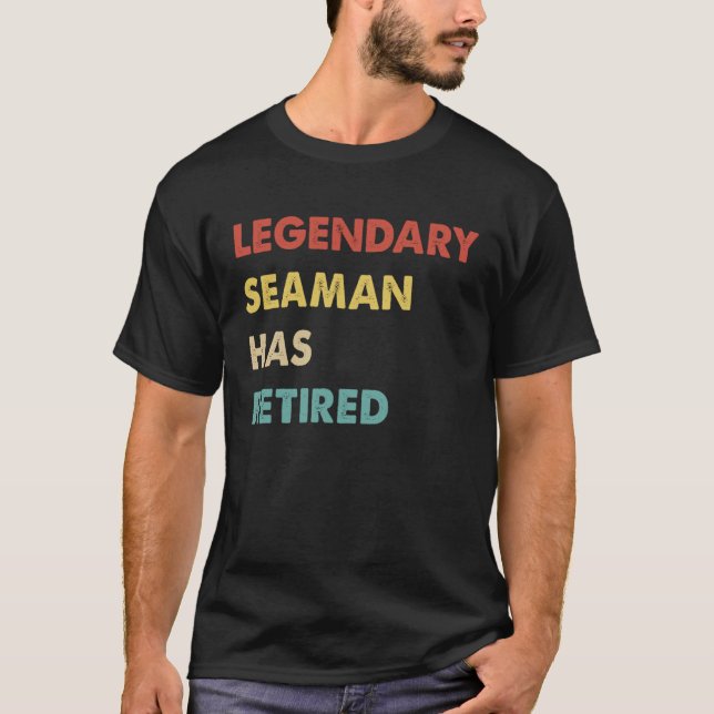 Legendary Seaman har gått tillbaka 1 T Shirt (Framsida)