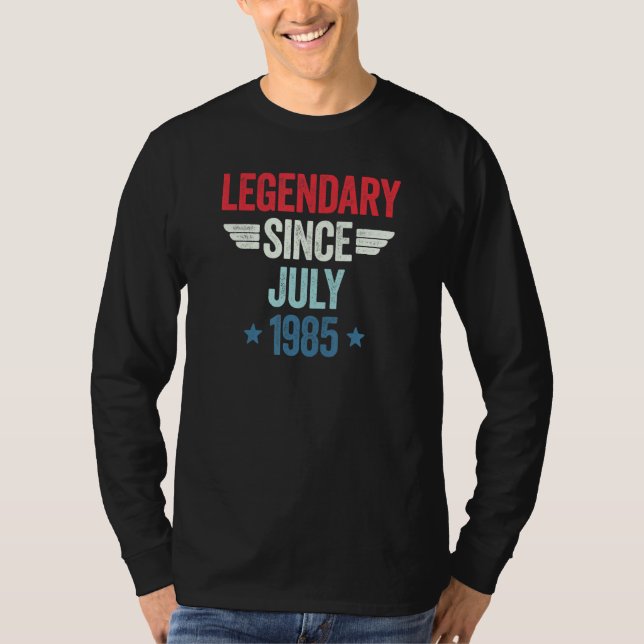 Legendary Since July 1985_1 T Shirt (Framsida)