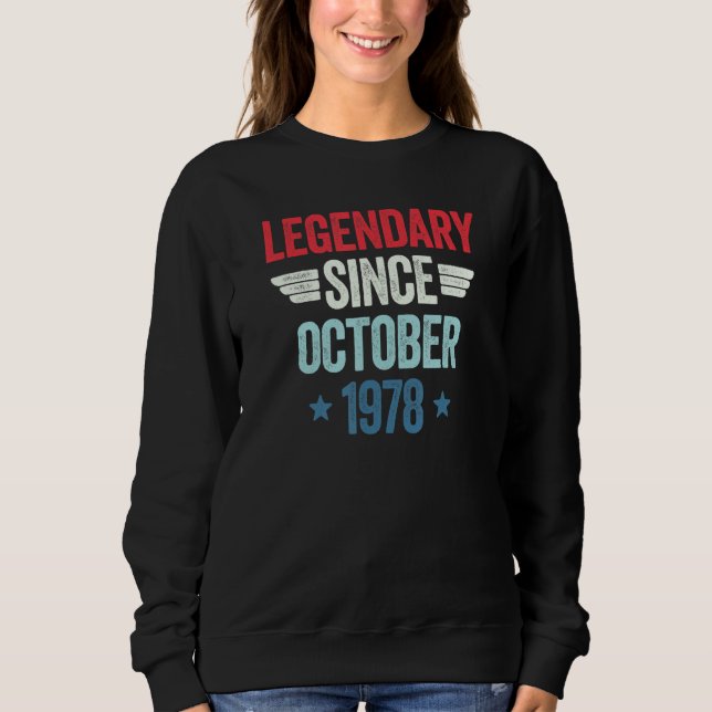 Legendary Since October 1978_1 T Shirt (Framsida)