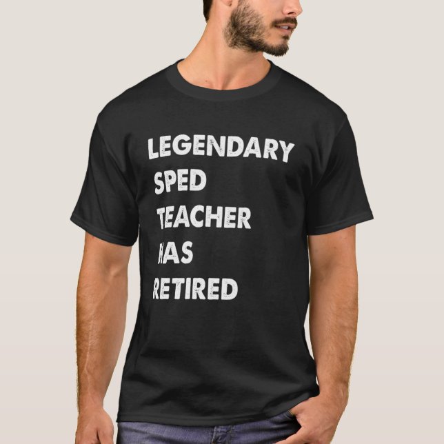Legendary Sped Teacher har återvänt T Shirt (Framsida)