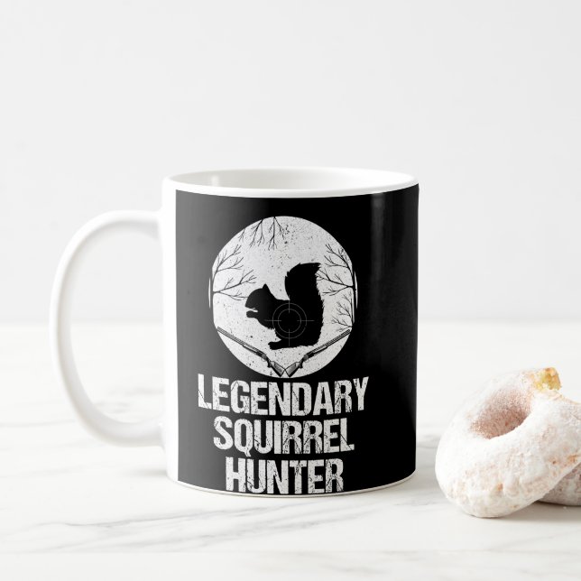 Legendary Squirrel Hunter Kaffemugg (Med munk)