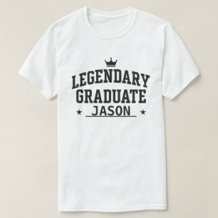 Legendary Student med ditt namn på det T Shirt