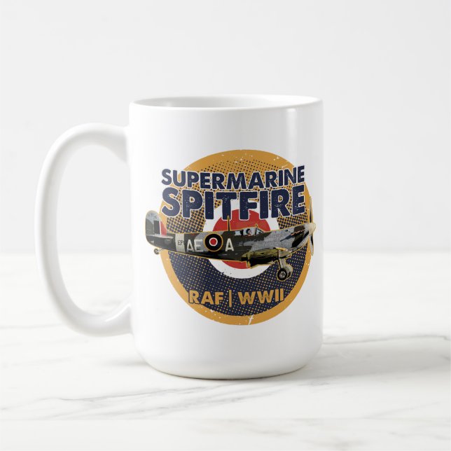 Legendary Supermarine Aircraft Kaffemugg (Vänster)