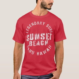 LEGENDARY SURFA SUNSET BEACH - CIRCLE FRIMÄRKE T-S T SHIRT