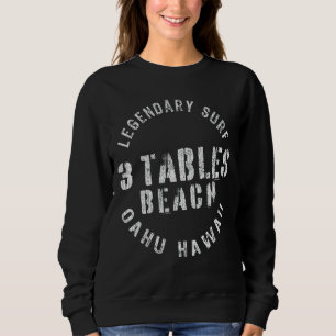 Legendary Surfa Tre Bord Beach Circle Frimärke T Shirt