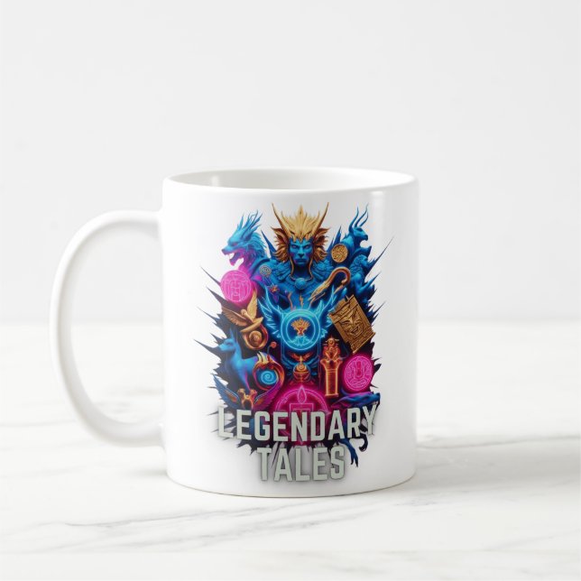 Legendary Tales - Neon Mythos Kaffemugg (Vänster)
