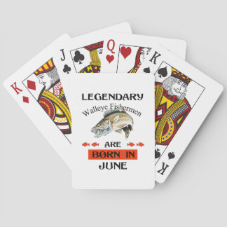Legendary Walleye-fiskare är födda i juni Casinokort